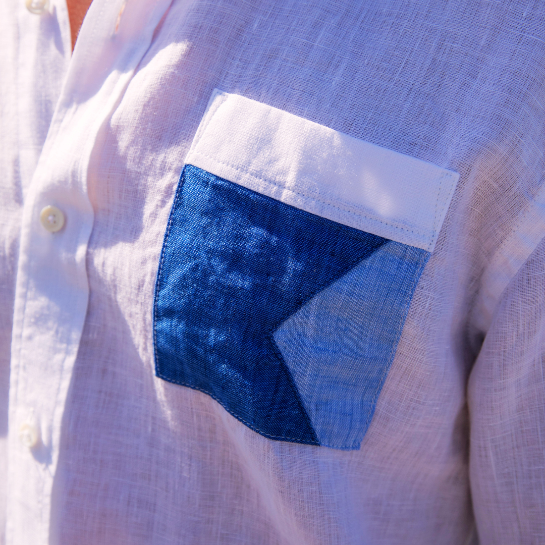 Chemise Le Moulleau White en lin