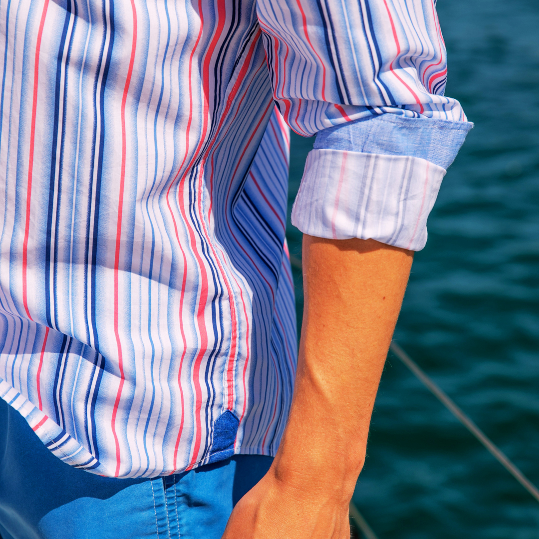 Riviera Strawberry Oxford Cotton Shirt
