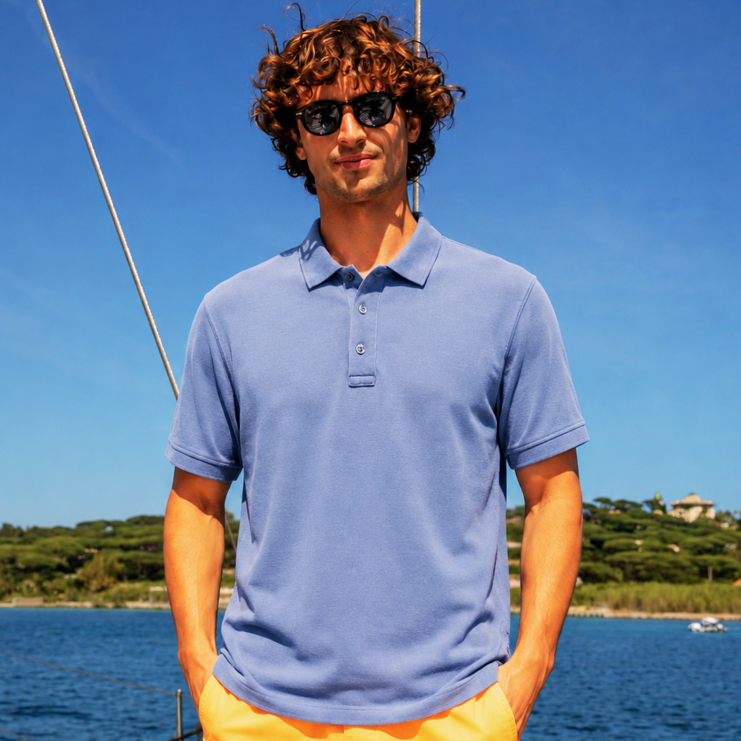 Polo Cook Provence en coton Pima