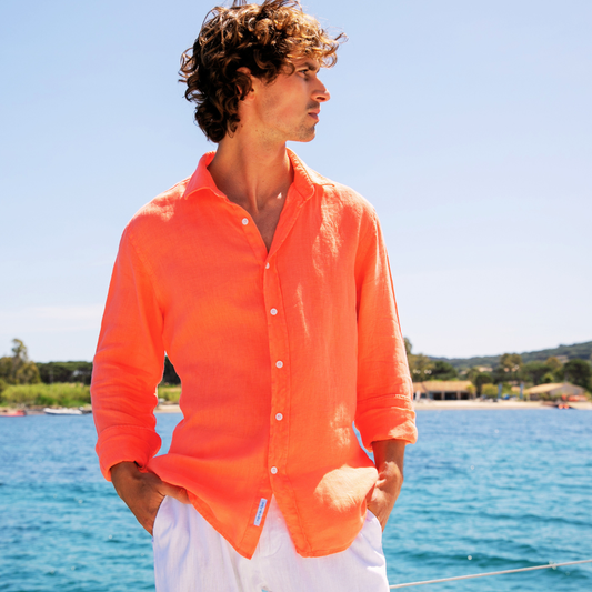 Riviera Azur linen shirt