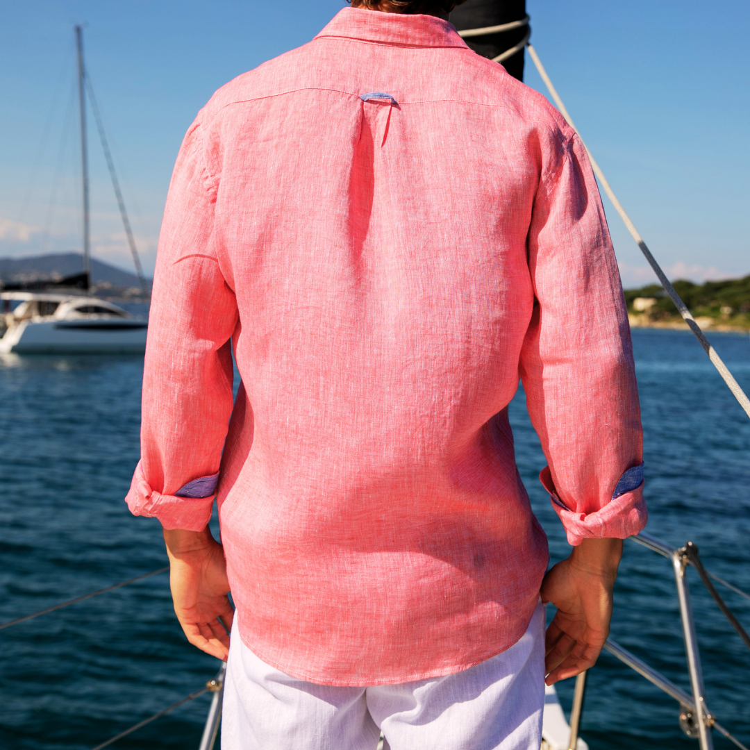 Riviera Azur linen shirt